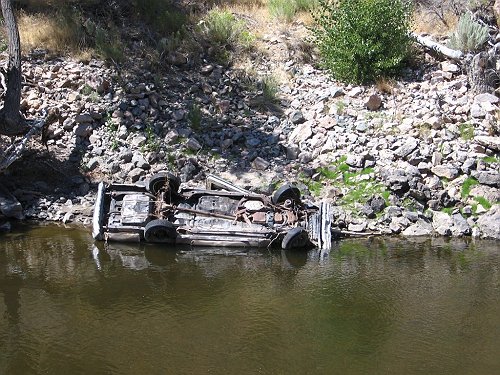 Car In River